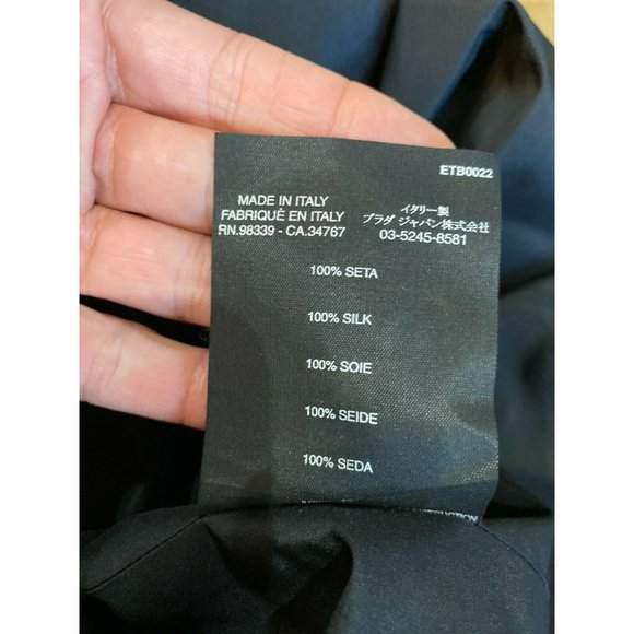 PRADA Silk Pleated Bubble Midi Paisley Skirt 6 - Picture 10 of 10